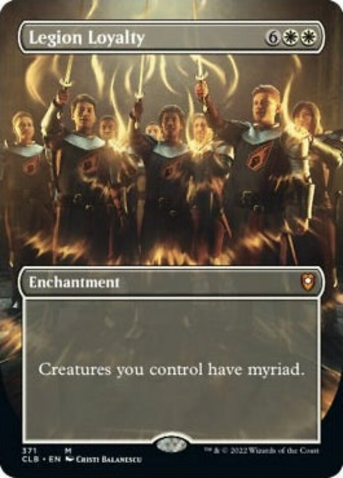 Legion Loyalty (Borderless Alternate Art) [Commander Legends: Battle for Baldur's Gate] | Card Merchant Takapuna