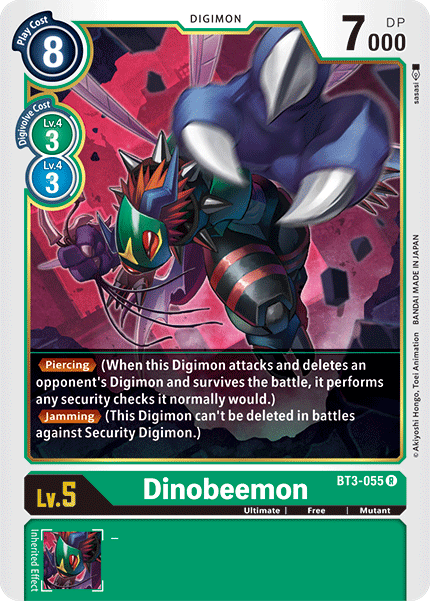 Dinobeemon [BT3-055] [Release Special Booster Ver.1.5] | Card Merchant Takapuna