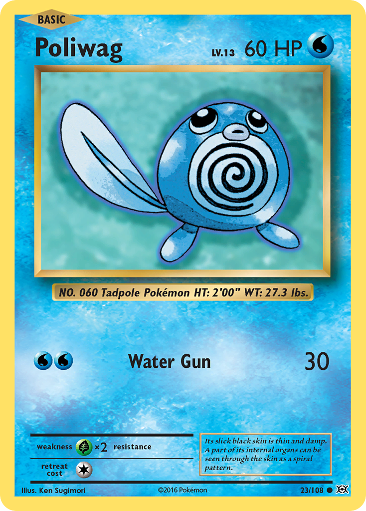 Poliwag (23/108) [XY: Evolutions] | Card Merchant Takapuna