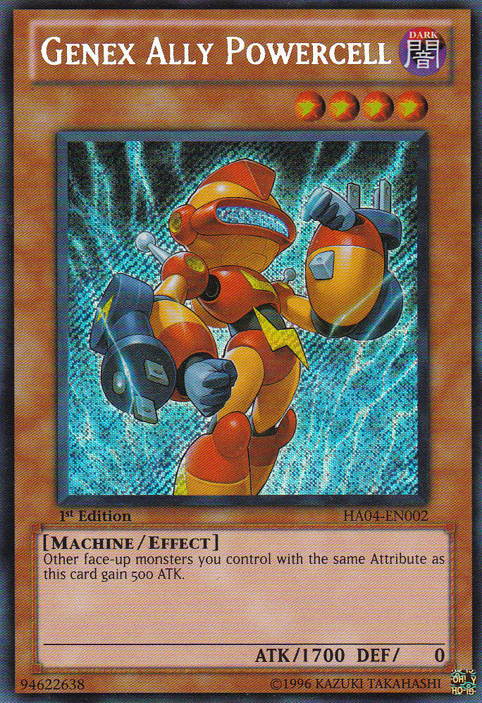 Genex Ally Powercell [HA04-EN002] Secret Rare | Card Merchant Takapuna