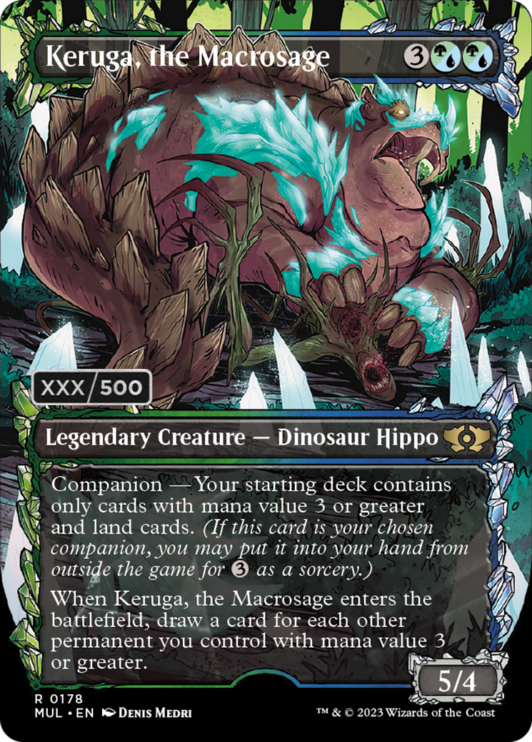 Keruga, the Macrosage (Serialized) [Multiverse Legends] | Card Merchant Takapuna