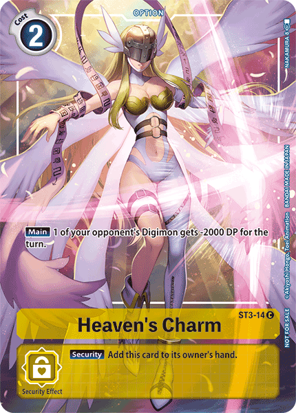 Heaven's Charm [ST3-14] (Tamer's Evolution Box) [Starter Deck: Heaven's Yellow Promos] | Card Merchant Takapuna