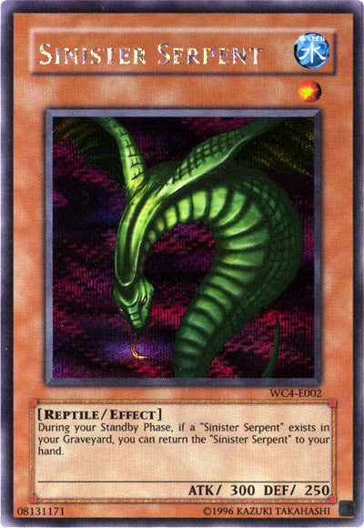 Sinister Serpent [WC4-E002] Prismatic Secret Rare | Card Merchant Takapuna