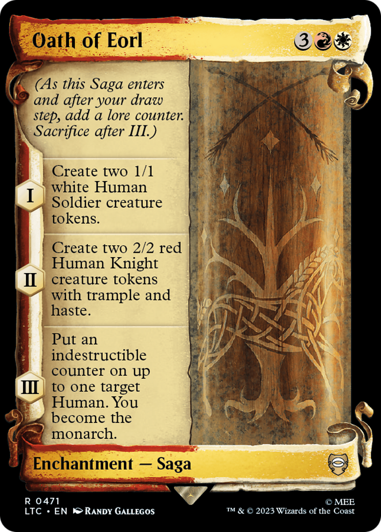 Oath of Eorl [The Lord of the Rings: Tales of Middle-Earth Commander Showcase Scrolls] | Card Merchant Takapuna