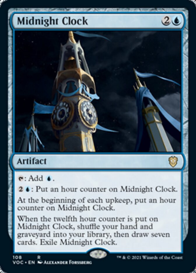 Midnight Clock [Innistrad: Crimson Vow Commander] | Card Merchant Takapuna