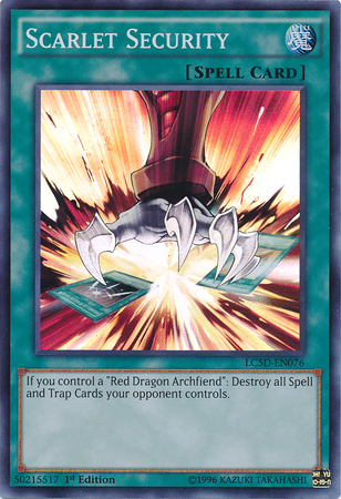 Scarlet Security [LC5D-EN076] Super Rare | Card Merchant Takapuna