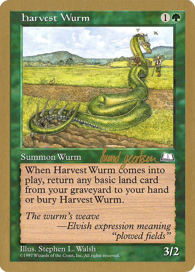 Harvest Wurm (Svend Geertsen) [World Championship Decks 1997] | Card Merchant Takapuna