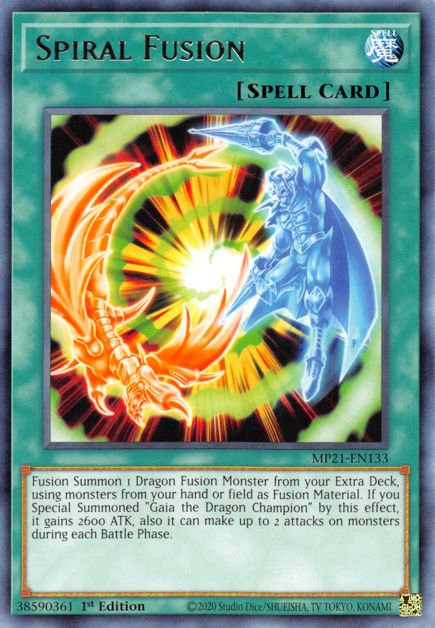 Spiral Fusion [MP21-EN133] Rare | Card Merchant Takapuna