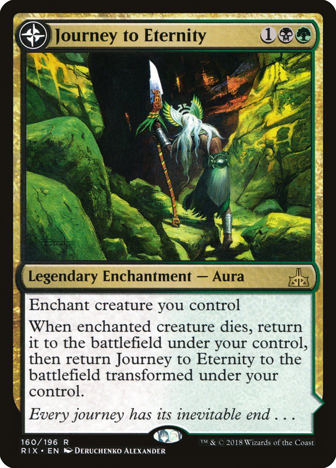 Journey to Eternity // Atzal, Cave of Eternity [Rivals of Ixalan] | Card Merchant Takapuna