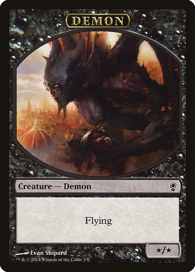 Demon Token [Conspiracy Tokens] | Card Merchant Takapuna