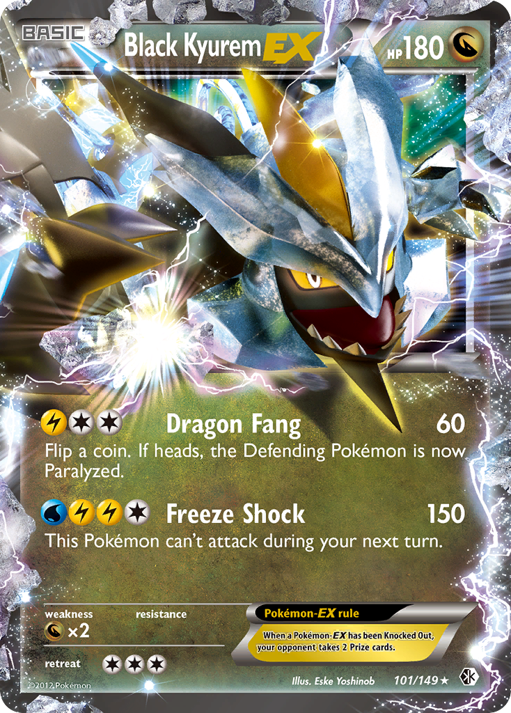 Black Kyurem EX (101/149) [Black & White: Boundaries Crossed] | Card Merchant Takapuna