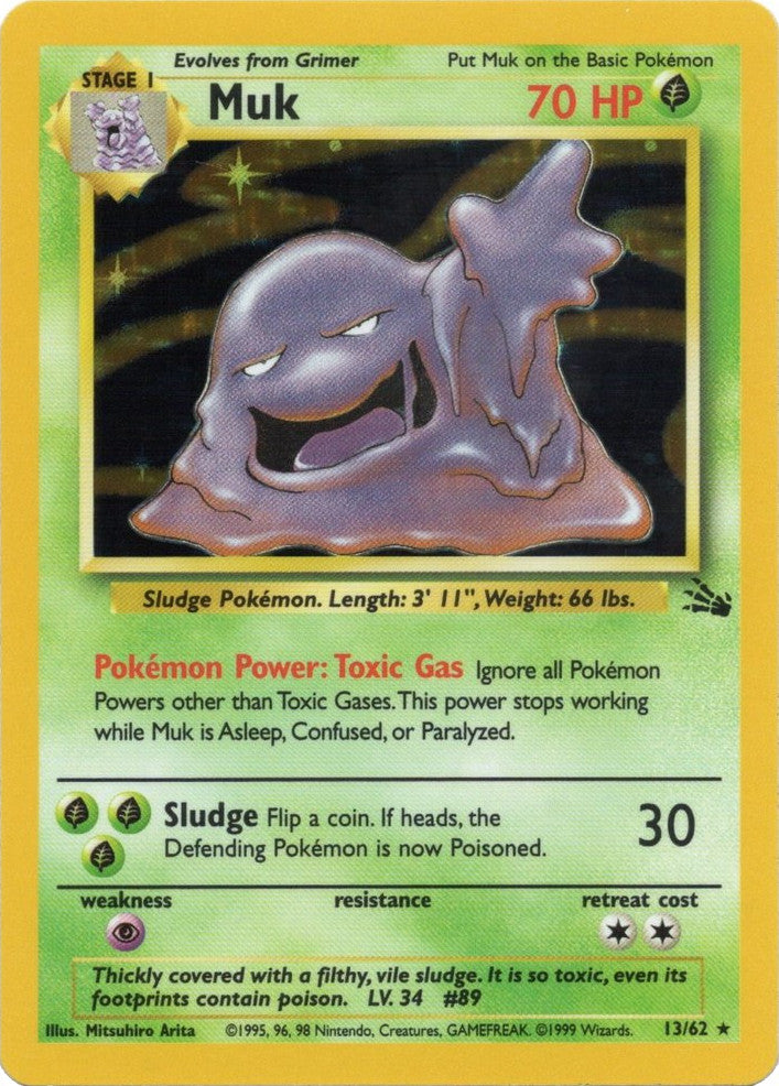 Muk (13/62) [Fossil Unlimited] | Card Merchant Takapuna