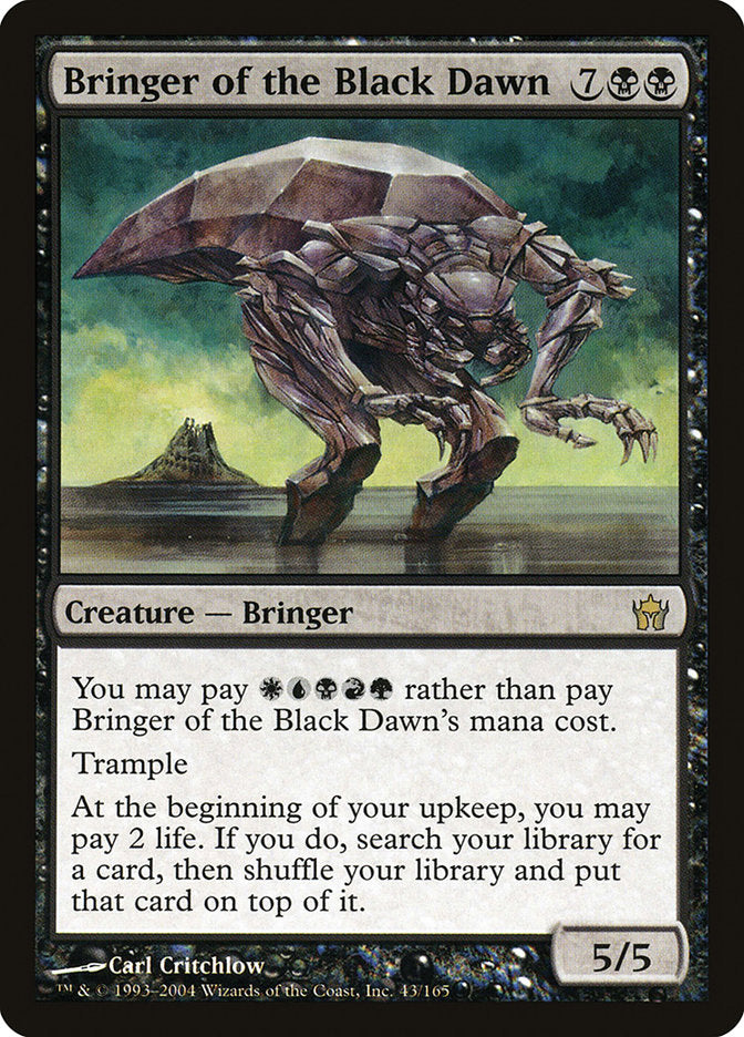 Bringer of the Black Dawn [Fifth Dawn] | Card Merchant Takapuna