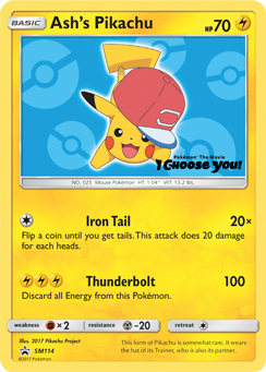 Ash's Pikachu (SM114) [Sun & Moon: Black Star Promos] | Card Merchant Takapuna