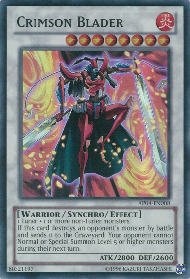 Crimson Blader [AP04-EN008] Super Rare | Card Merchant Takapuna