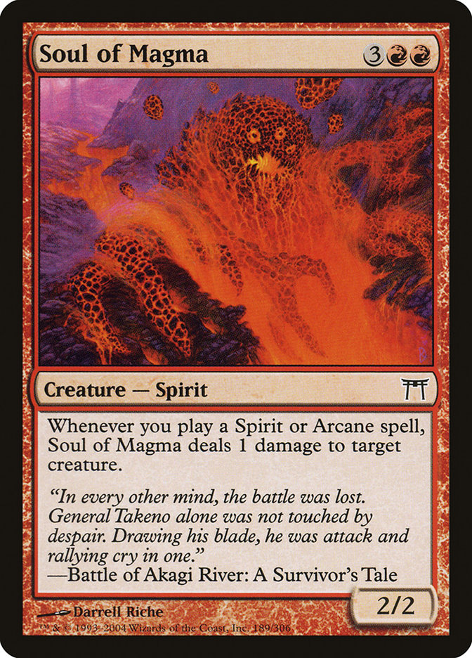 Soul of Magma [Champions of Kamigawa] | Card Merchant Takapuna