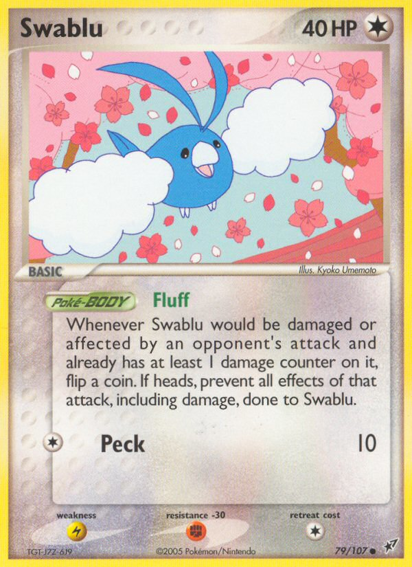 Swablu (79/107) [EX: Deoxys] | Card Merchant Takapuna