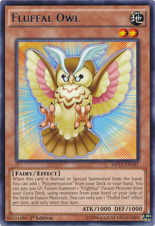 Fluffal Owl [MP15-EN141] Rare | Card Merchant Takapuna