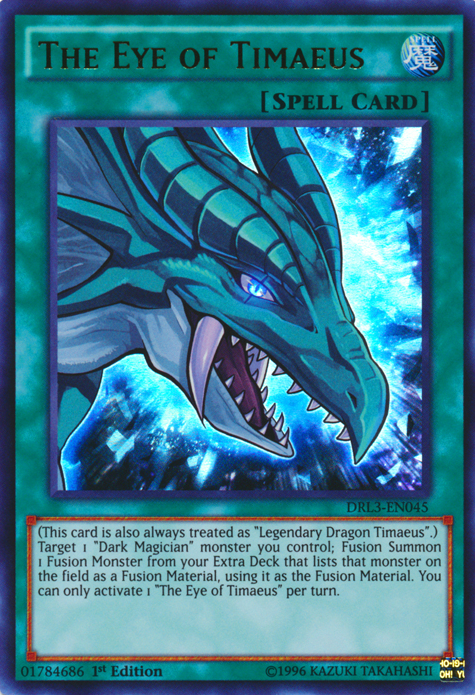 The Eye of Timaeus [DRL3-EN045] Ultra Rare | Card Merchant Takapuna