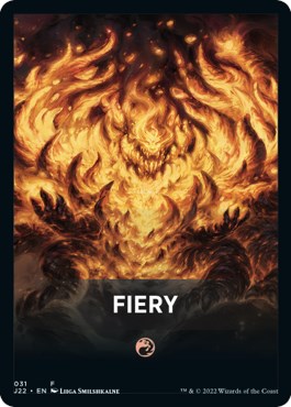 Fiery Theme Card [Jumpstart 2022 Front Cards] | Card Merchant Takapuna