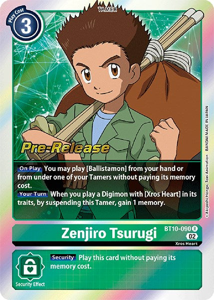 Zenjiro Tsurugi [BT10-090] [Xros Encounter Pre-Release Cards] | Card Merchant Takapuna