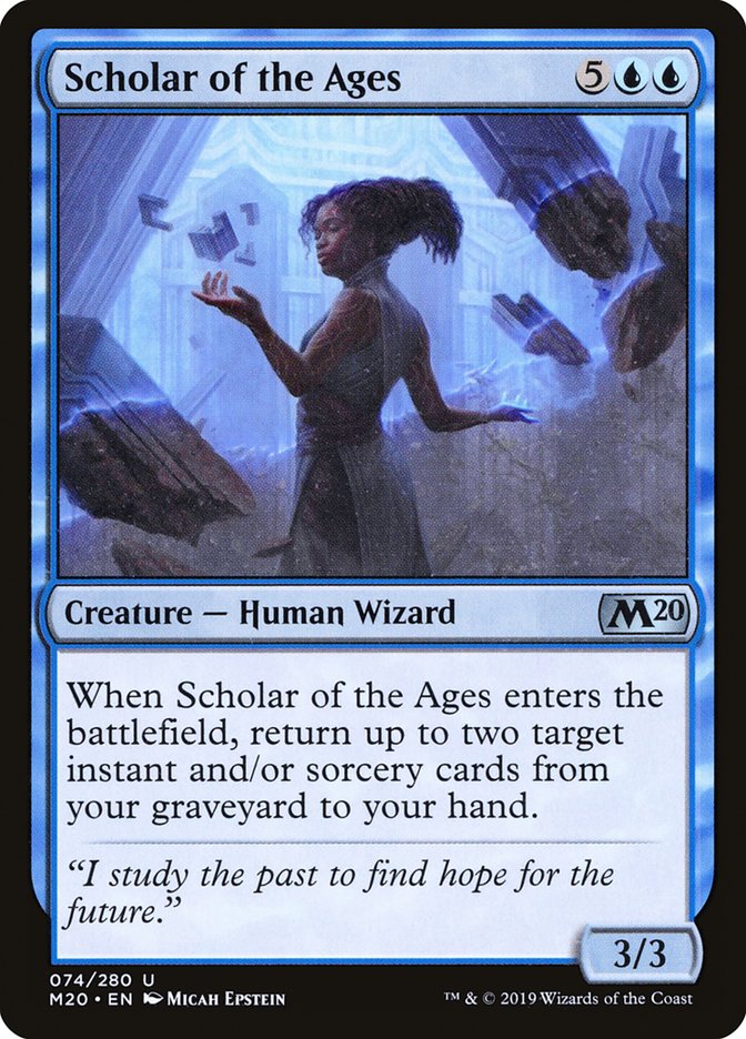 Scholar of the Ages [Core Set 2020] | Card Merchant Takapuna