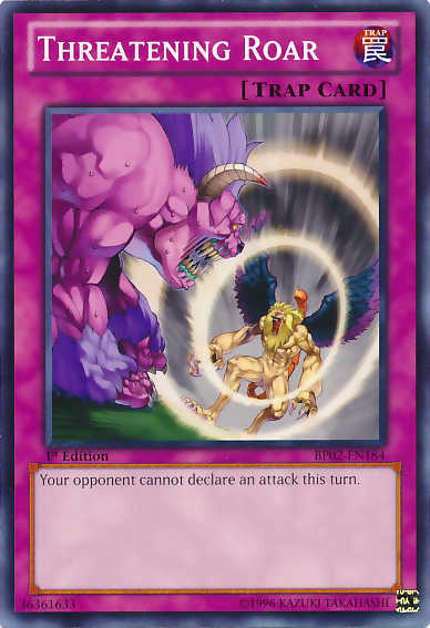 Threatening Roar [BP02-EN184] Mosaic Rare | Card Merchant Takapuna