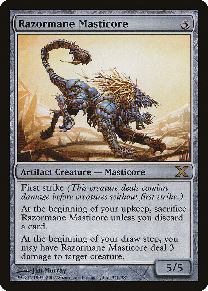 Razormane Masticore [Tenth Edition] | Card Merchant Takapuna