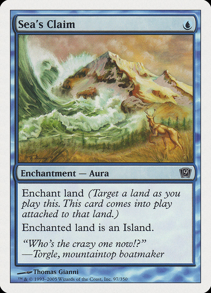 Sea's Claim [Ninth Edition] | Card Merchant Takapuna