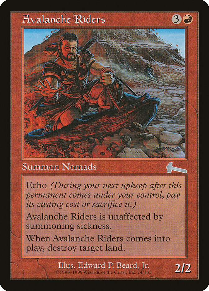 Avalanche Riders [Urza's Legacy] | Card Merchant Takapuna