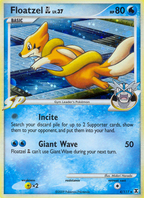 Floatzel GL (4/111) [Platinum: Rising Rivals] | Card Merchant Takapuna