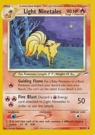 Light Ninetales (50/105) [Neo Destiny Unlimited] | Card Merchant Takapuna