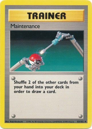 Maintenance (83/102) [Base Set Unlimited] | Card Merchant Takapuna