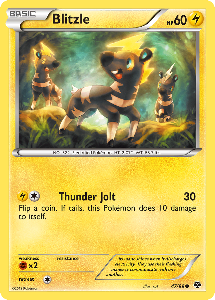 Blitzle (47/99) [Black & White: Next Destinies] | Card Merchant Takapuna