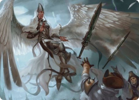 Angelic Quartermaster Art Card [Innistrad: Crimson Vow Art Series] | Card Merchant Takapuna