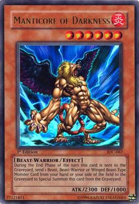 Manticore of Darkness [IOC-067] Ultra Rare | Card Merchant Takapuna