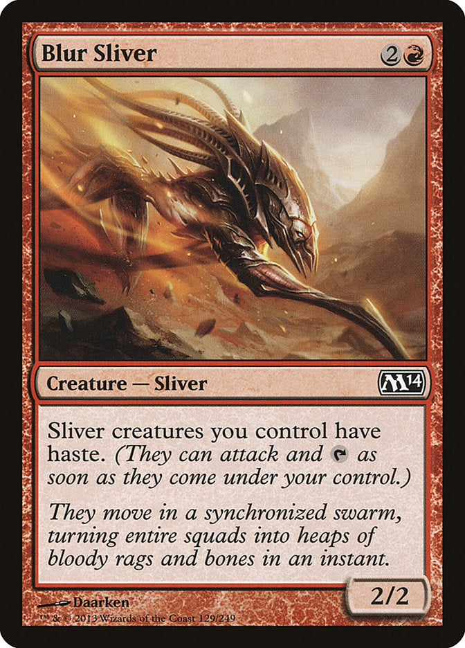 Blur Sliver [Magic 2014] | Card Merchant Takapuna