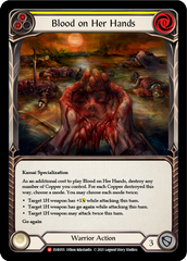 Blood on Her Hands [EVR055] (Everfest)  1st Edition Rainbow Foil | Card Merchant Takapuna