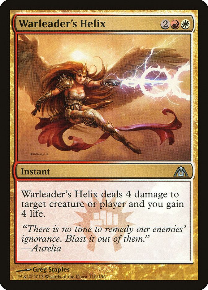 Warleader's Helix [Dragon's Maze] | Card Merchant Takapuna