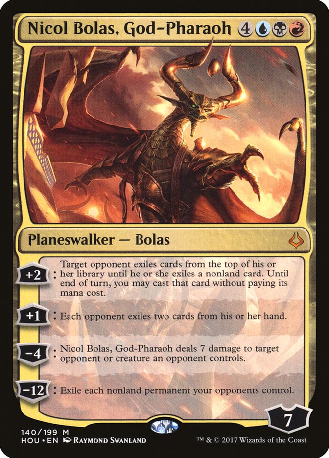 Nicol Bolas, God-Pharaoh [Hour of Devastation] | Card Merchant Takapuna