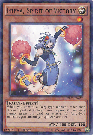 Freya, Spirit of Victory [BP03-EN027] Shatterfoil Rare | Card Merchant Takapuna