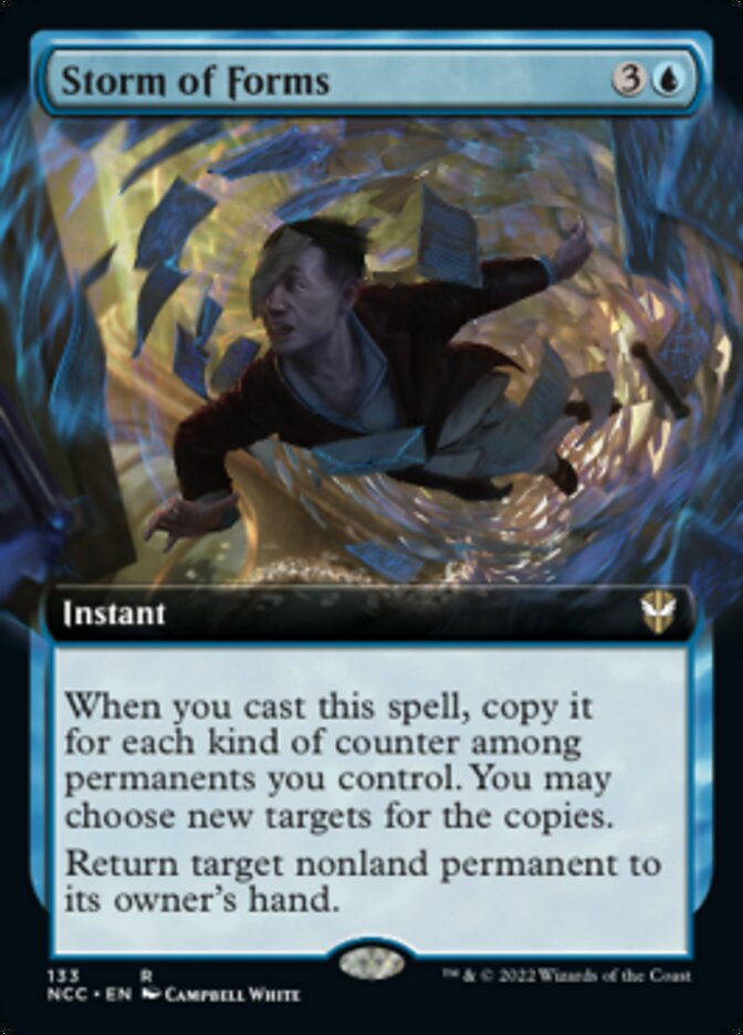 Storm of Forms (Extended Art) [Streets of New Capenna Commander] | Card Merchant Takapuna