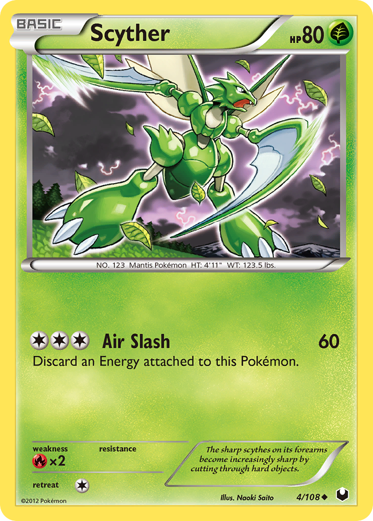 Scyther (4/108) [Black & White: Dark Explorers] | Card Merchant Takapuna