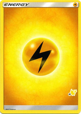 Lightning Energy (Pikachu Stamp #21) [Battle Academy 2020] | Card Merchant Takapuna