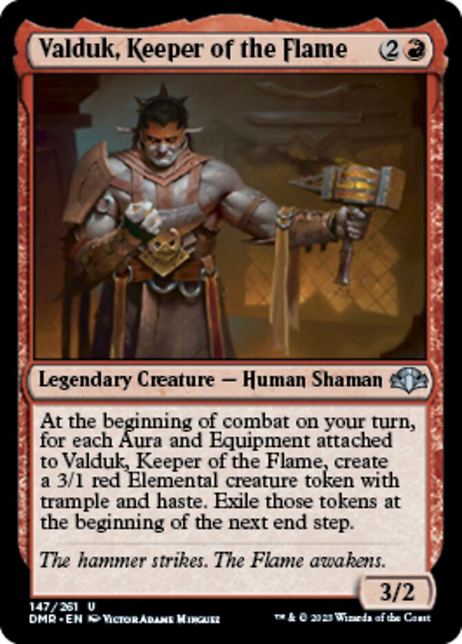 Valduk, Keeper of the Flame [Dominaria Remastered] | Card Merchant Takapuna