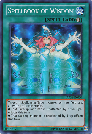 Spellbook of Wisdom [AP04-EN010] Super Rare | Card Merchant Takapuna