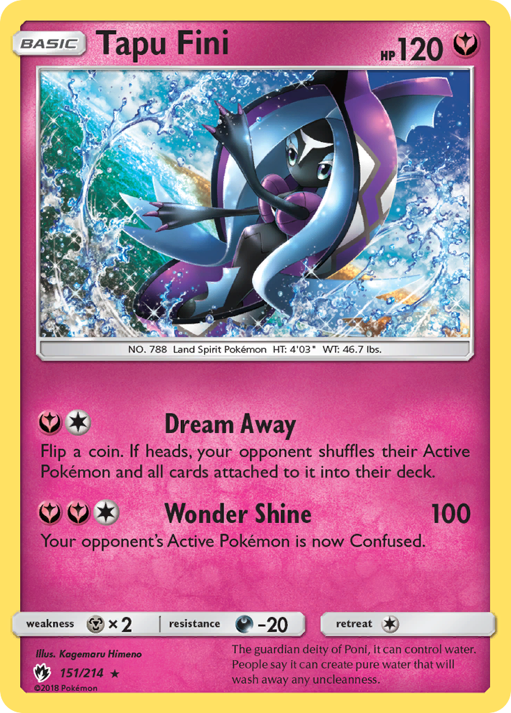 Tapu Fini (151/214) [Sun & Moon: Lost Thunder] | Card Merchant Takapuna