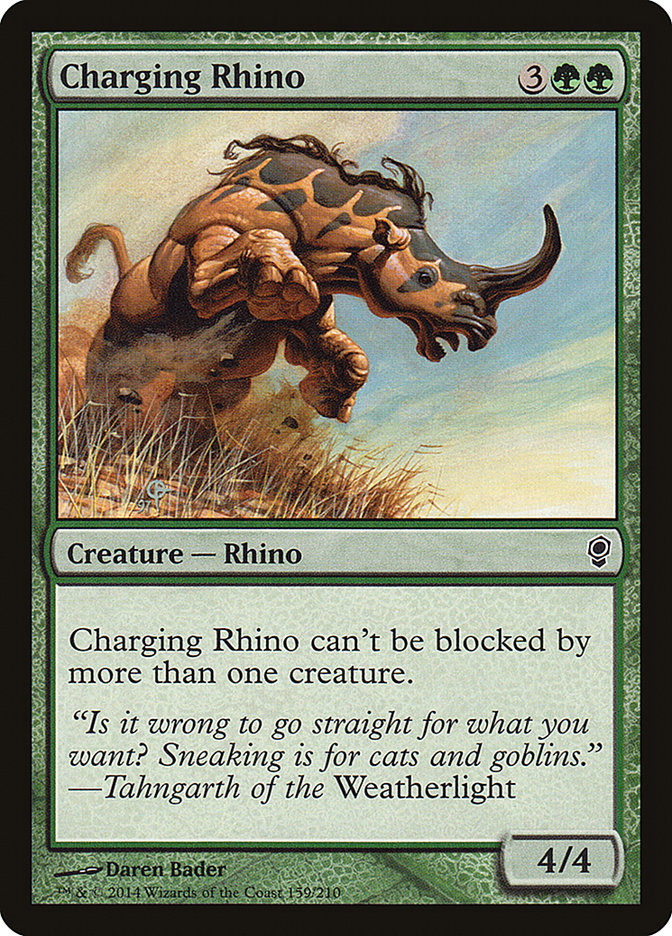 Charging Rhino [Conspiracy] | Card Merchant Takapuna