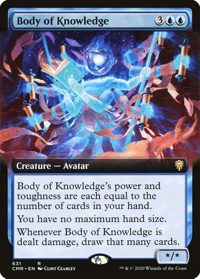 Body of Knowledge (Extended Art) [Commander Legends] | Card Merchant Takapuna