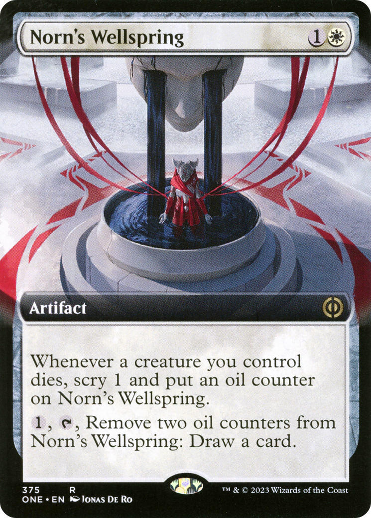 Norn's Wellspring (Extended Art) [Phyrexia: All Will Be One] | Card Merchant Takapuna